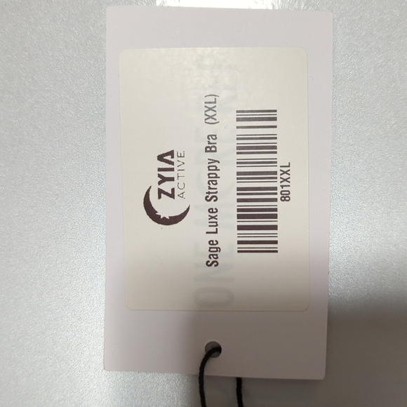 NWT Zyia Sage Luxe Strappy Bra XXL - Picture 4 of 4